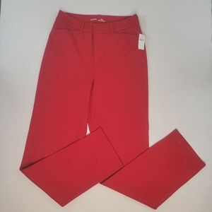 Old Navy Red High-Waisted Pixie Ankle Pants - Size 4 Tall